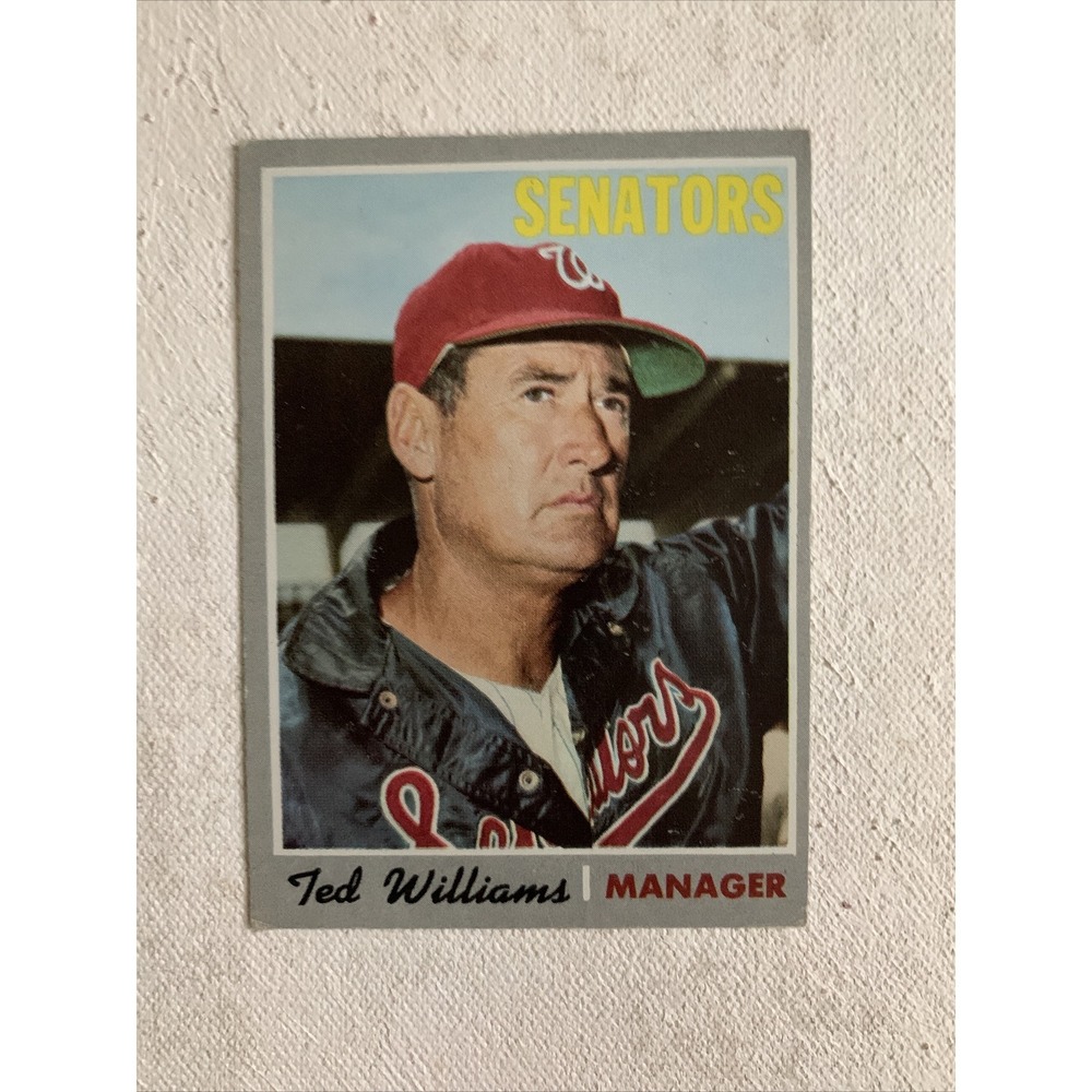 1970 Topps Set-Break #211 Ted Williams VG